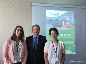 Ms Laure Roux (CCNR), Mr Manfred Seitz (Pro Danube) and Ms Lucia Luijten (Dutch Ministry of Infrastructure and Water management). Copyright: CCNR